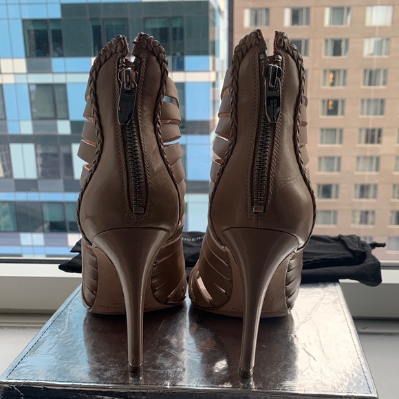 Sigerson Morrison - Nude - Strappy/Gladiator Heeled Sandals - Picture 4 of 9